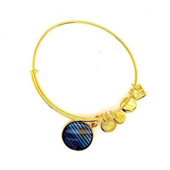 Alex and Ani Blue Simplify Bracelet - Picture 2 of 3